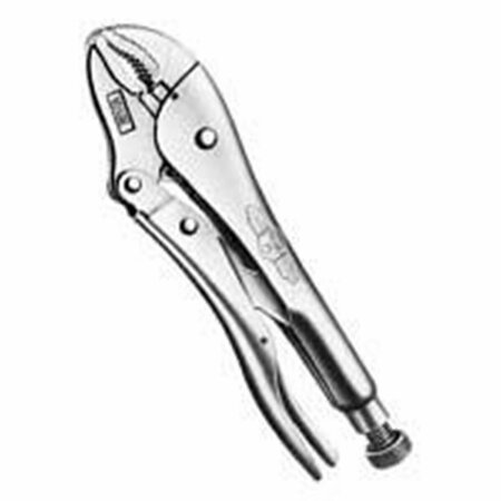 TOTALTURF 10 Inch Curved Jaw Locking Pliers with Wire Cutter TO1337969